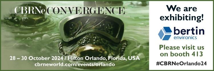 CBRNe Convergence Orlando 2024 exhibitor banner